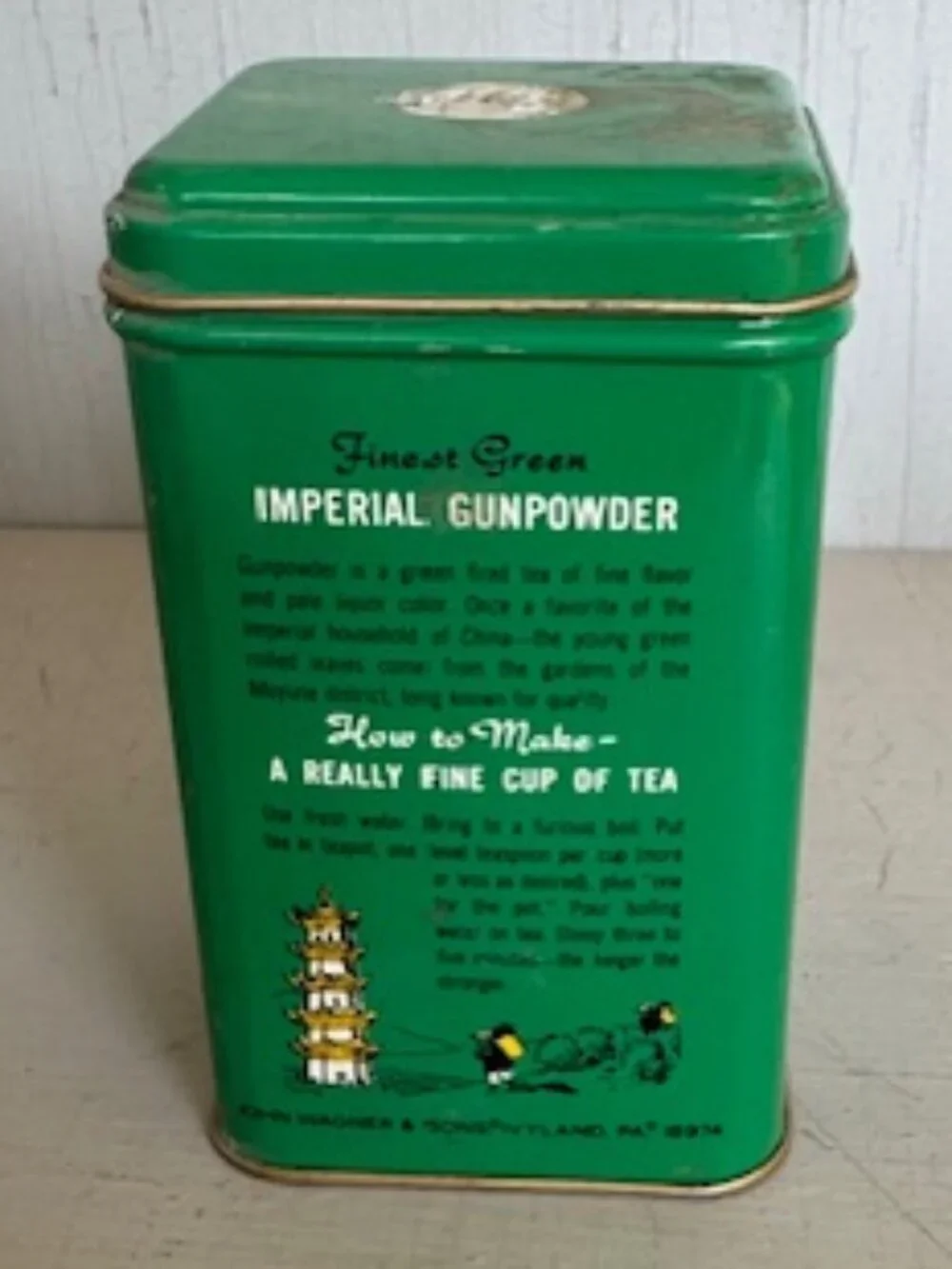 Imperial Gun PowderTea Tin